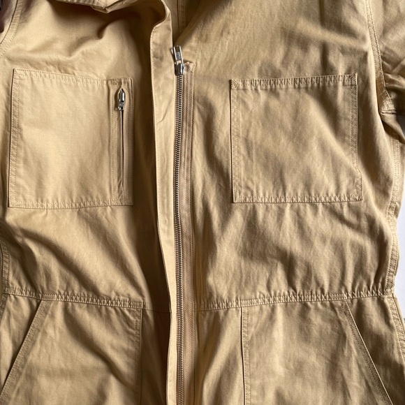Outerknown Long Sleeve Zip Utility Station Jumpsuit Organic Cotton/Linen NWT - Picture 11 of 11